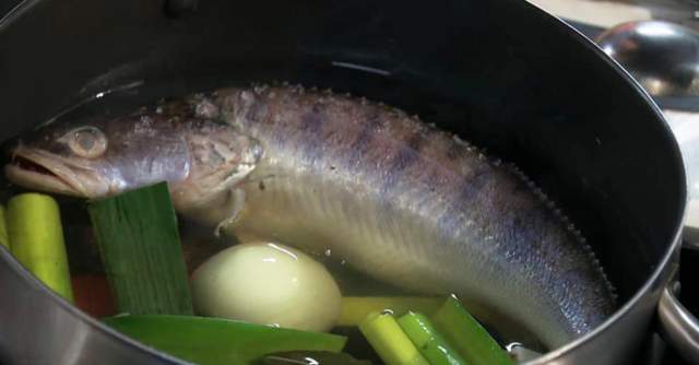 Судак отварной